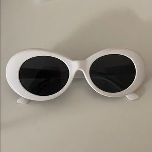 Kurt Cobain white sunglasses